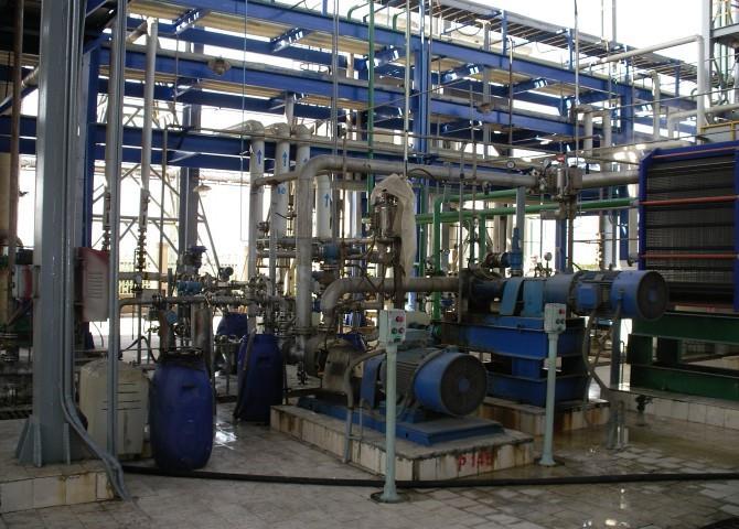 Ligne de production de sulfonation