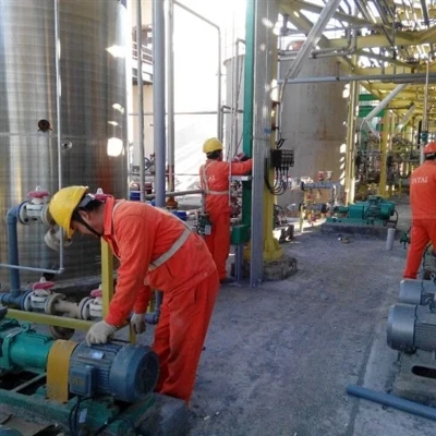 Usine de chlore caustique