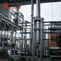 Usine de production d'acide sulfurique